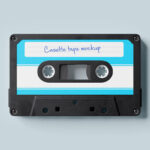 2 Shots of Cassette Mockups