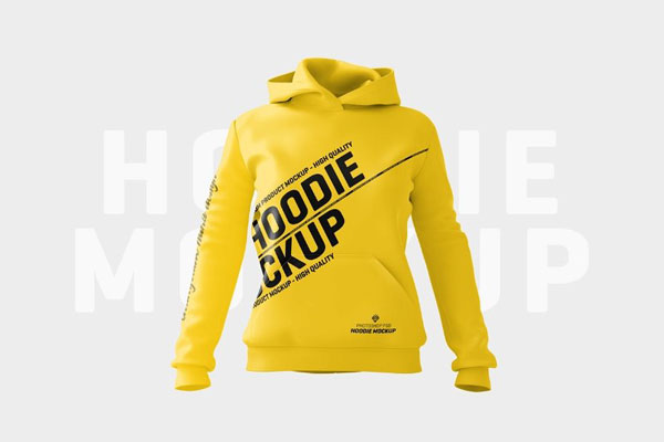 2 Shots of Hoodie Mockup