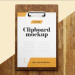 2 Sights of Clipboard Menu Mockup