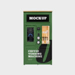 2 Sights of Coffee Vending Machine Mockup