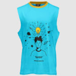 2 Sights of Male Sleeveless Shirt Mockup