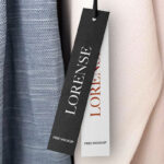 2 Slime Oblong Paper Tags Mockup in Front Sight