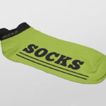2 Socks Mockups in Different Views
