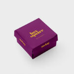 2 Views of Square Paper Box Mockup