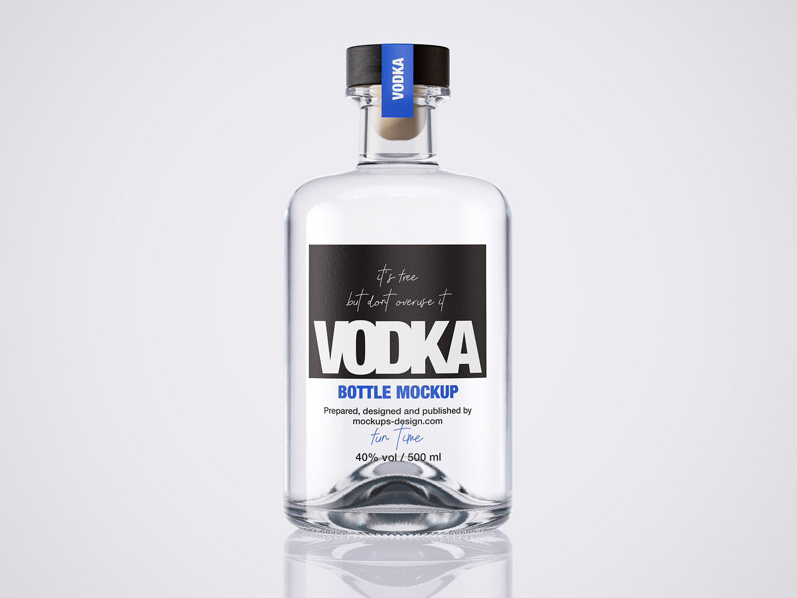 2 Vodka Bottle Mockups in Varied Visions FREE PSD