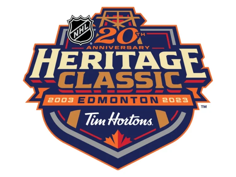 2023 NHL Heritage Classic Edmonton Logo