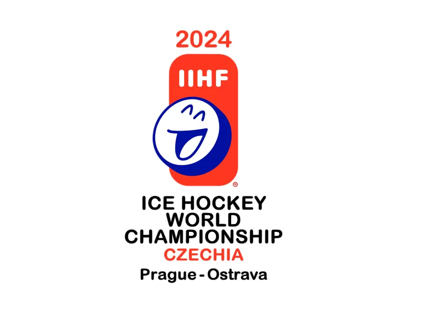 2024 IIHF Ice Hockey World Championship Czechia Logo