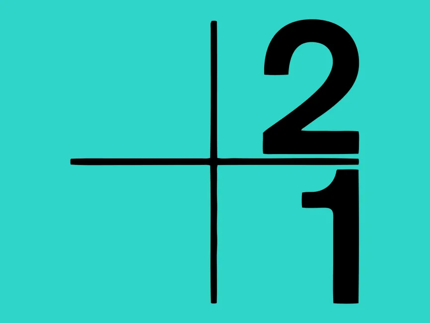 2+1 Letter Logo