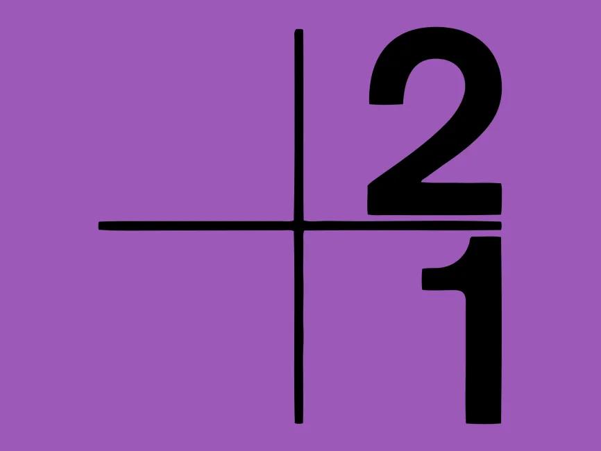 2+1 Letter Logo