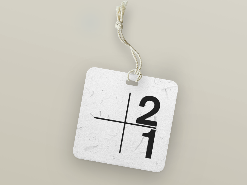 2+1 Letter Logo