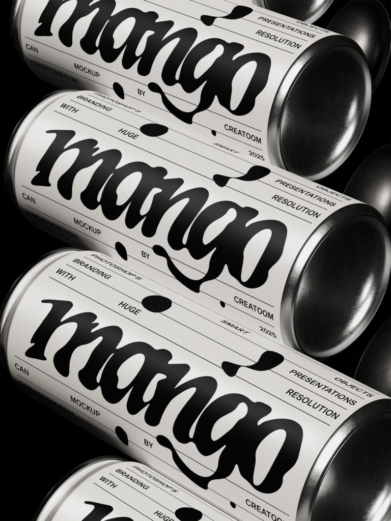 250 ML Aluminium Can Mockups