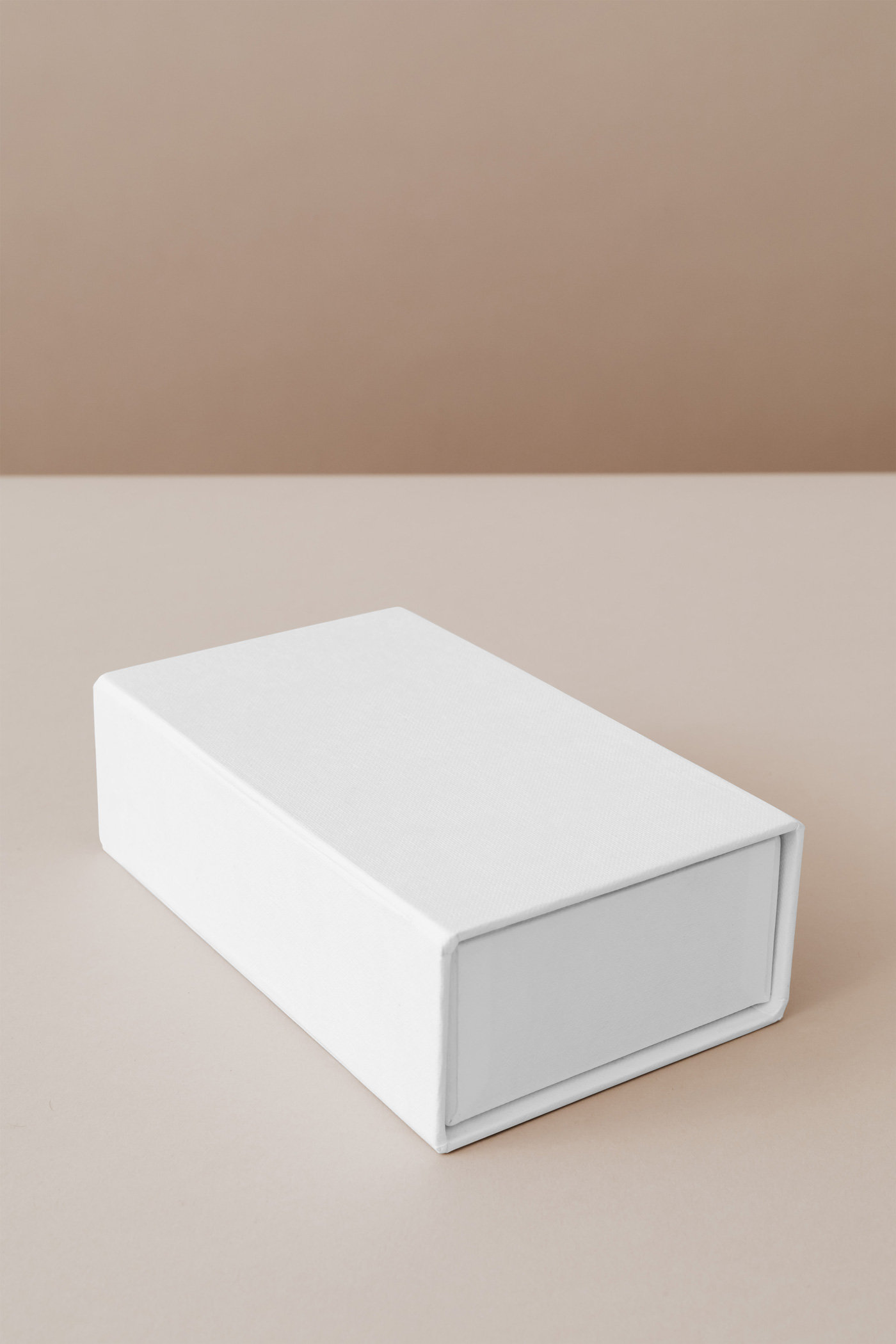 3/4 View of Rectangular Box Mockup FREE PSD
