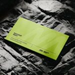 3 Business Card Mockups on Rock Among Shadows