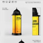 3 Column Billboard Mockups from Various Views