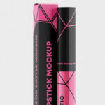 3 Cosmetic Mockups Featuring Mascara Wand, Bottle, and Packaging Box mockup preview