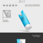 3 Cosmetics Product Beauty Tube Mockup