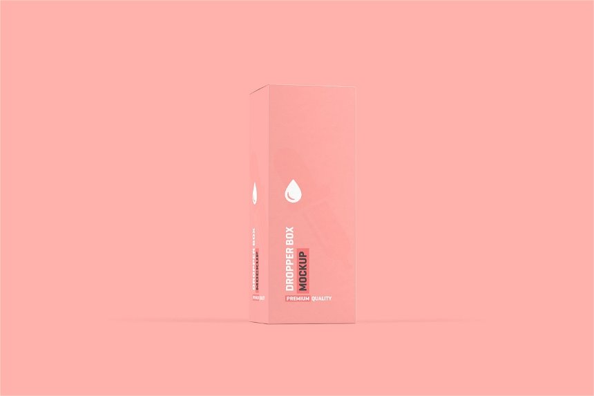 3 Different Shots of Dropper Bottle Mockup FREE PSD