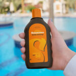 3 Different Shots of Sunscreen Bottle Mockup