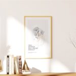 3 Different Shots of Wooden Wall Frame Mockup