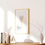 3 Different Shots of Wooden Wall Frame Mockup