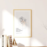 3 Different Shots of Wooden Wall Frame Mockup
