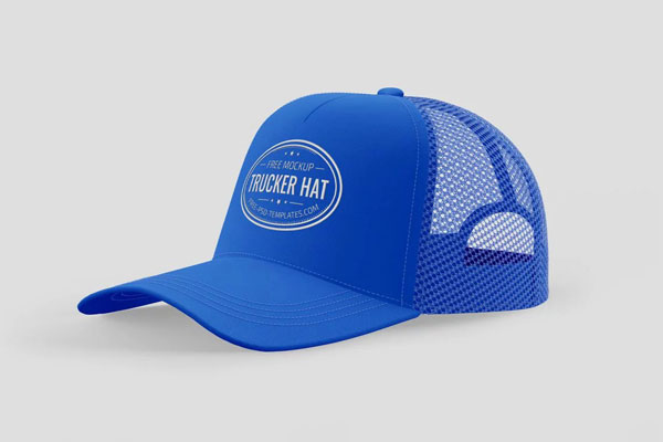 3 Different Sights of Trucker Hat Mockup