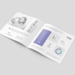 3 Different Visions of Square Brochure Mockup