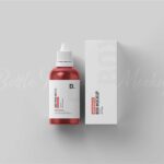 3 Distinct Shots of Dropper Bottle Mockup