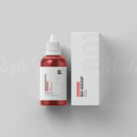 3 Distinct Shots of Dropper Bottle Mockup