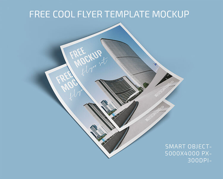 3 Flyer Mockups Featuring Multiple Flyers in Different Views mockup preview
