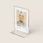 3 Flyer Stand Mockups in Different Angles