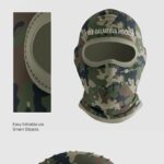 3 Front, Side and 3/4 View of Balaclava Mockups