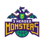3 Headed Monsters Basketball Logo