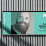 3 Industrial Billboard Mockups with Corrugated Metal Wall