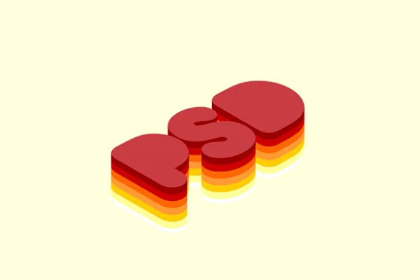 3 Isometric Colorful 3D Text / Logo Effects