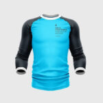 3 Men’s Stretch Long Sleeve Top Mockups in Various Views