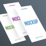 3 Mockups Featuring 3 Mobile Screen Displays in Different Positions mockup preview