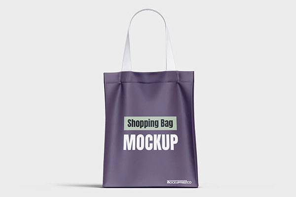3 Mockups Featuring Shopping Bags in Different Positions