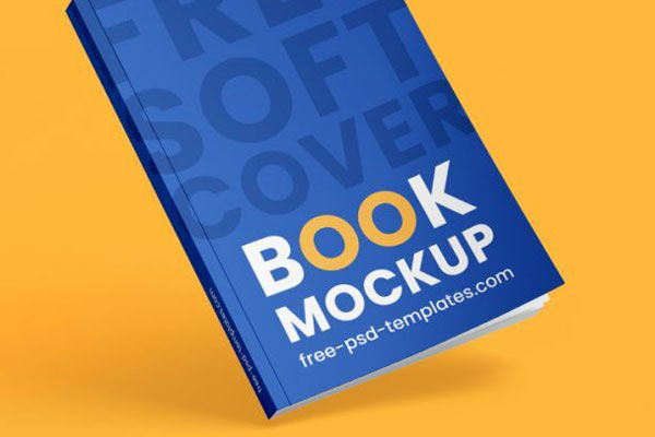 3 Mockups of Book Cover Design from Different Angles