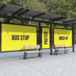3 Mockups of Bus Shelter Posters