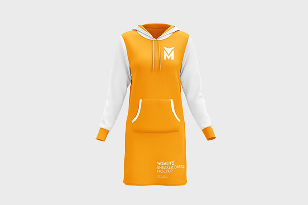 3 Mockups of Comfy Women’s Sneaker Dress