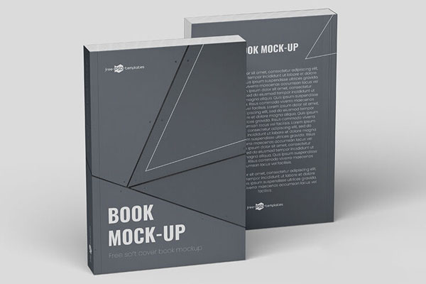 3 Mockups of Cover Books in Different Positions