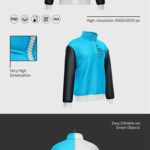 3 Mockups of Men’s Quarter Zip Sweatshirt