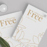 3 Mockups of Wedding Invitation Cards and Wax Seal Envelope