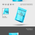 3 Mockups of Zipper Snack Packaging