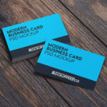 3 Modern Business Card Mockups