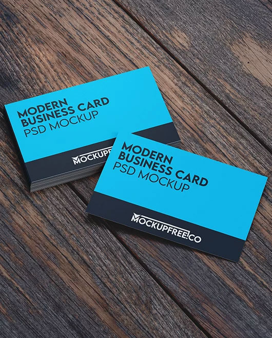 3 Modern Business Card Mockups