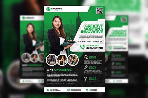 3 Modern Corporate Business Promotion Flyer Templates
