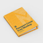 3 Passport Covers on Floor Mockups in Different Views
