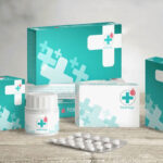 3 Pharmaceutical Products Packaging Mockups in Different Views